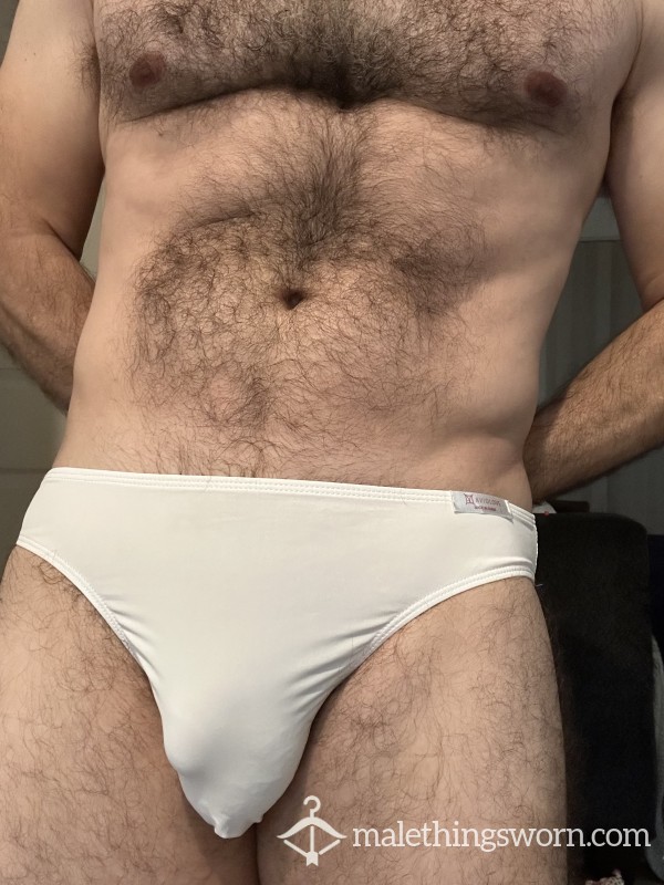 White Nylon Briefs