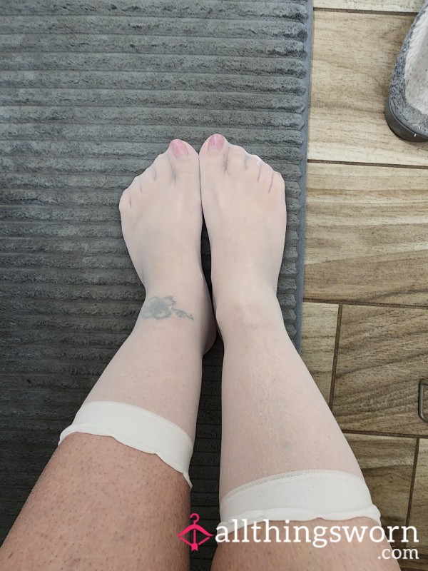 White Nylon Socks