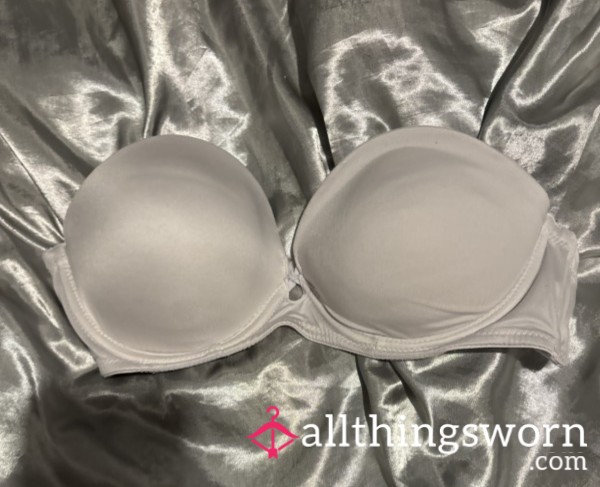 White Padded Bra 34c