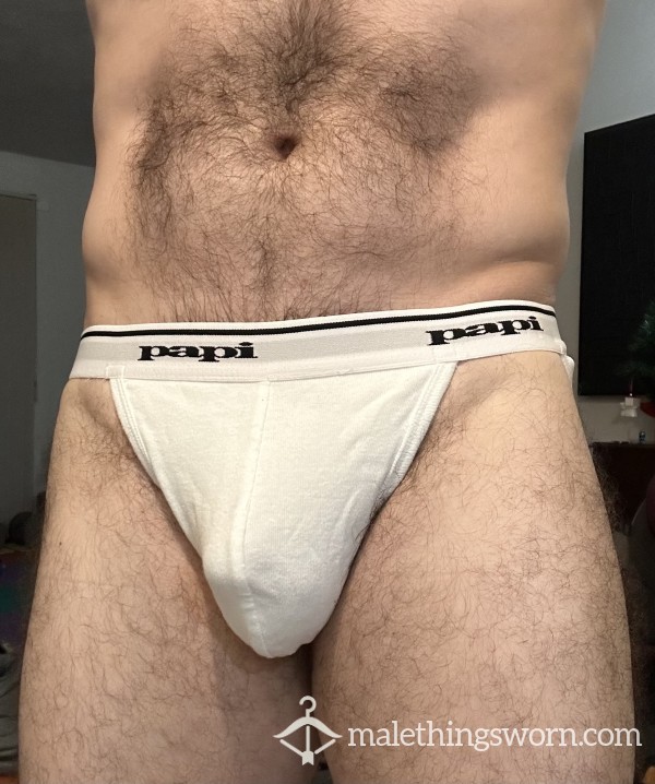 White Papi Jockstrap