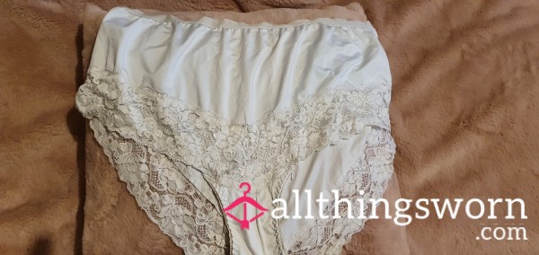 White Plus Size Panties