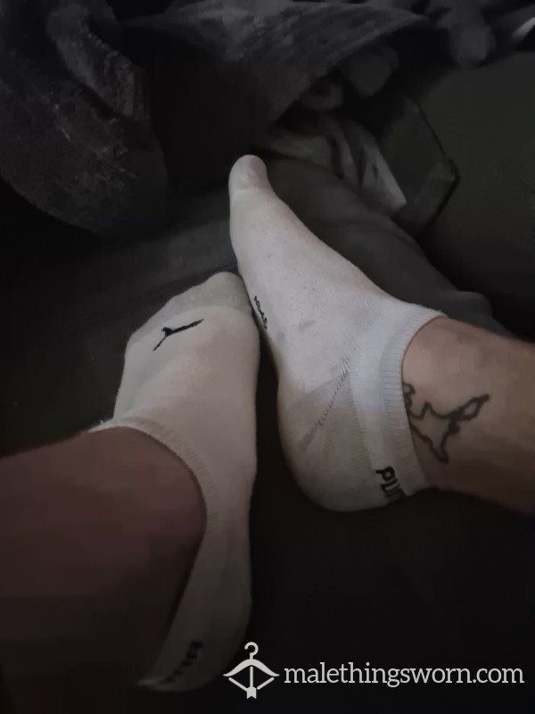 White Puma Socks