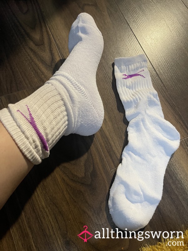 White Puma Sports Socks