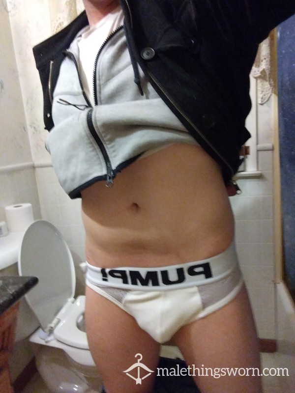 White Pump Jockstrap