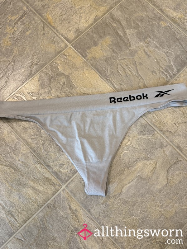 White Reebok Thong