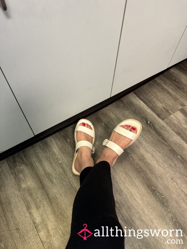 White Sandals