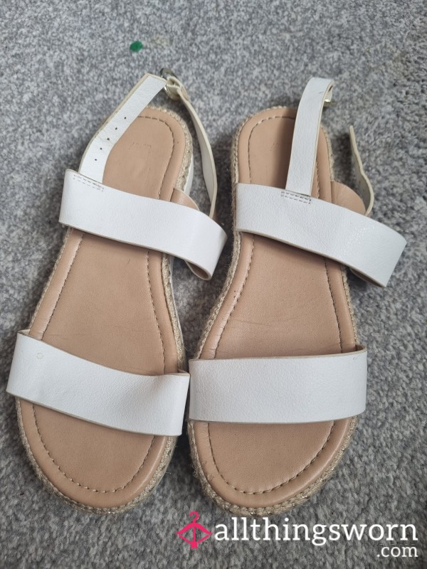 White Sandals