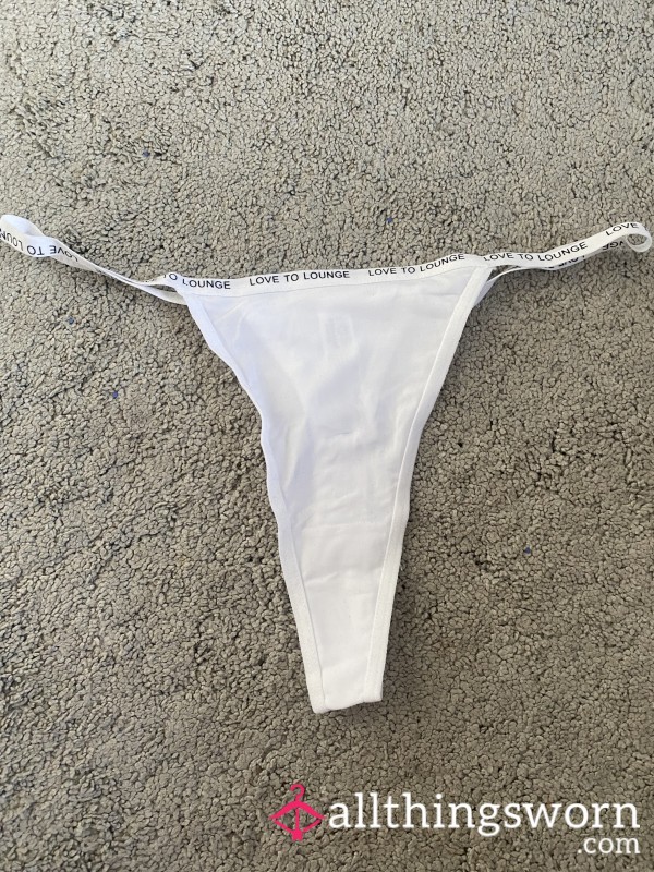 White S**y Thong