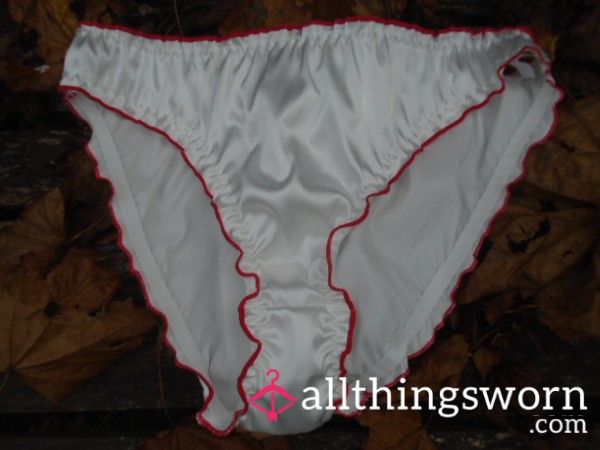 White Silky Feel Panties!