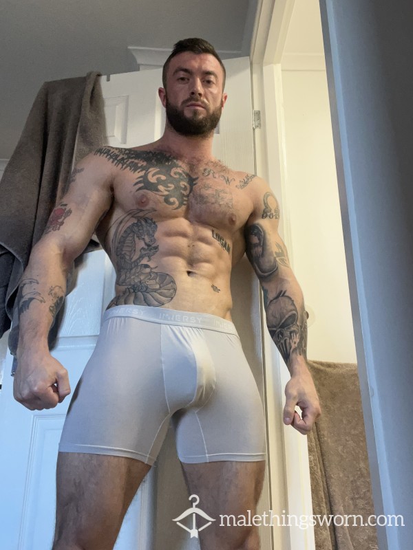 White Silky Innersy Boxers