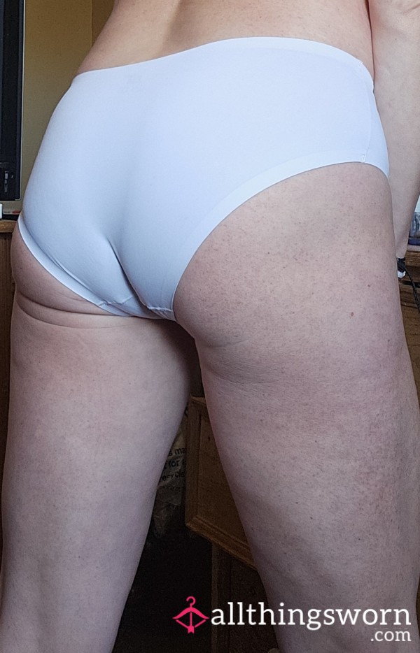 White Silky Seamless Panties