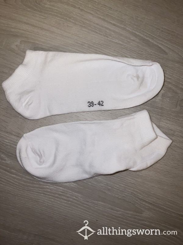 White Sneaker Socks WORN AS YOU WISH