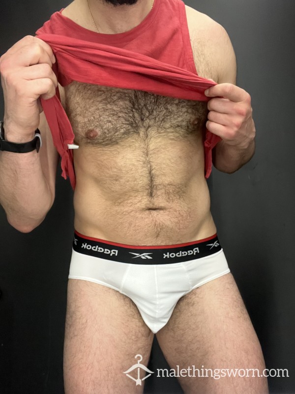 White Soaked Briefs