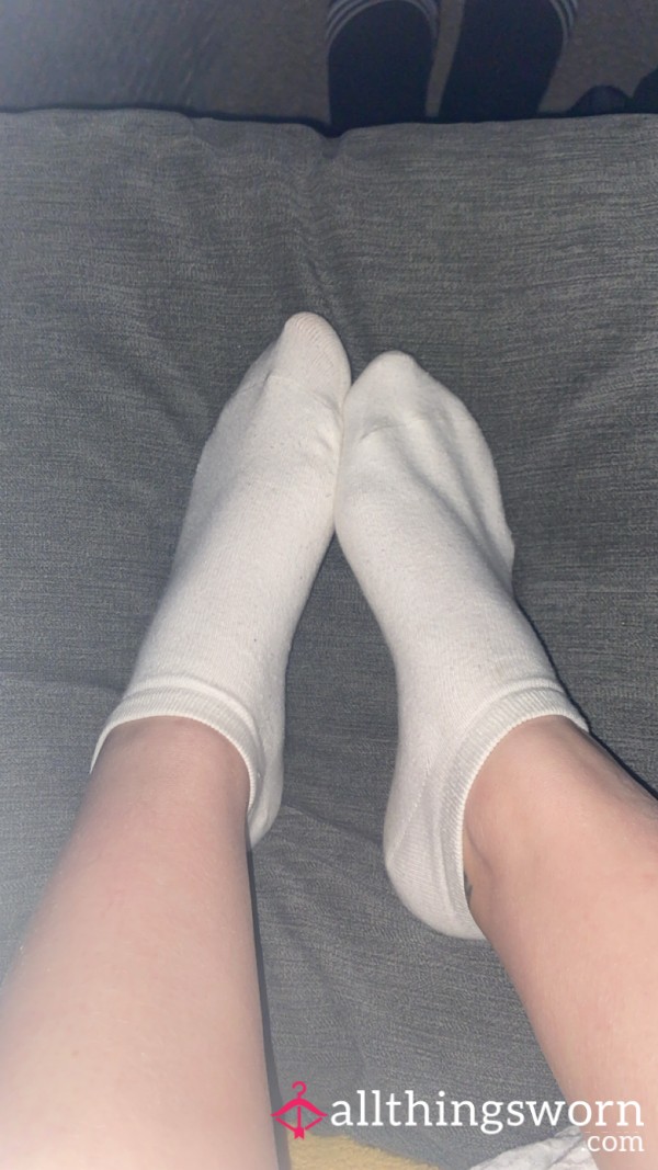 White Socks - Worn For 1 Day