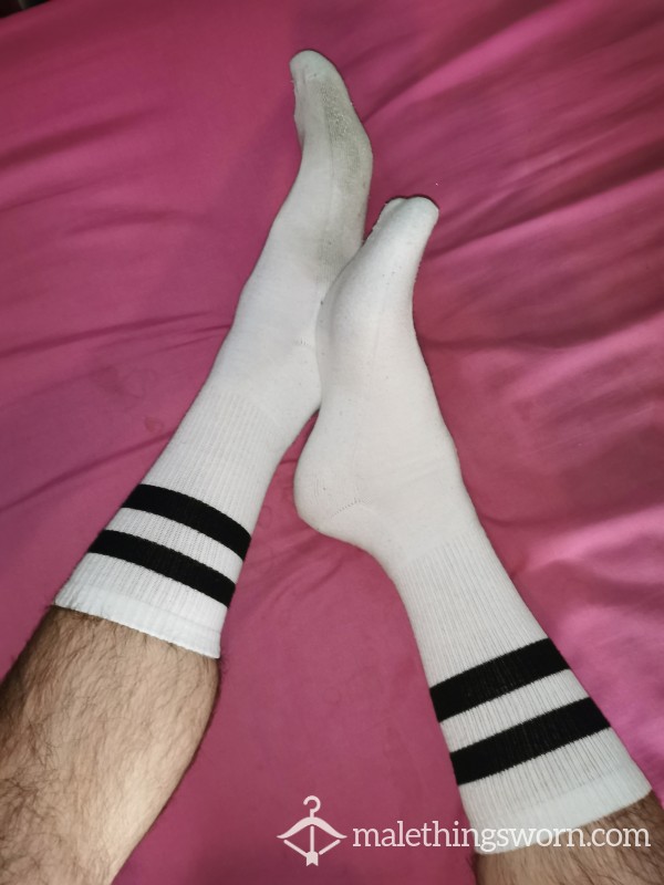 White Sports Socks