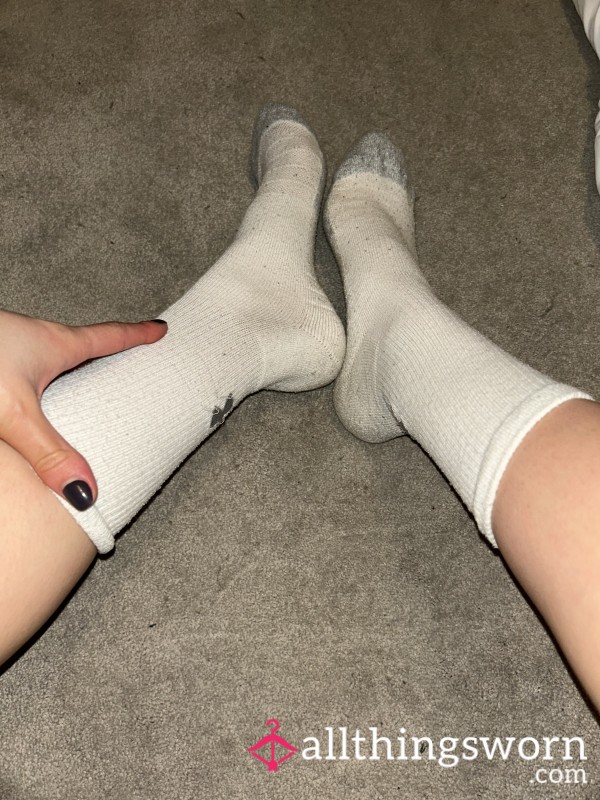 White Sports Socks