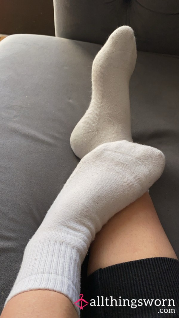 White Sports Socks