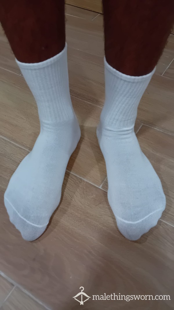 White Sports Socks By Marcus