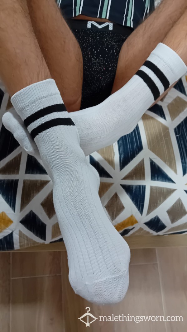 White Sports Socks 👣 Used