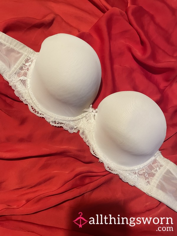 White Strapless Bra 🍬