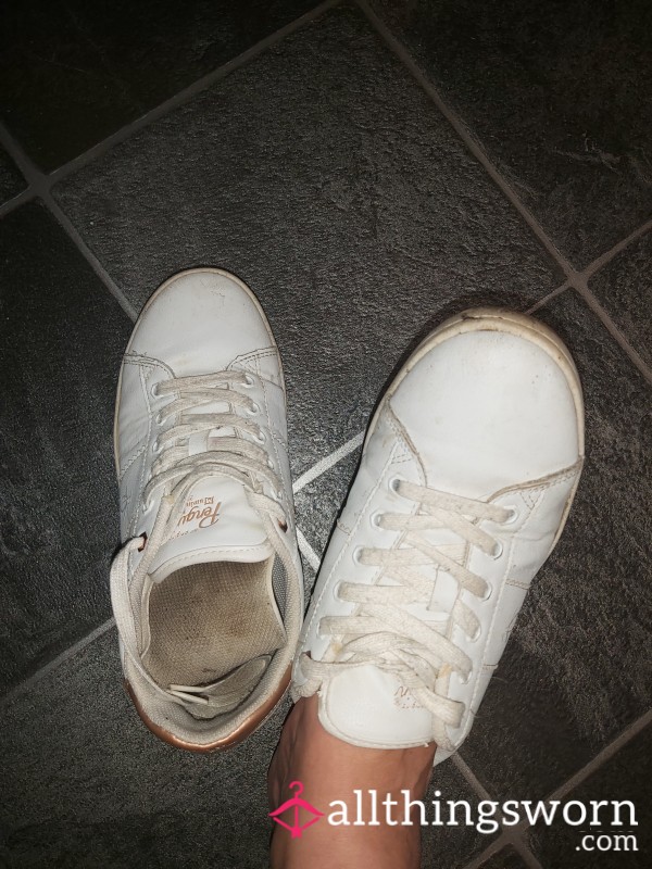 White Sweaty Trainers