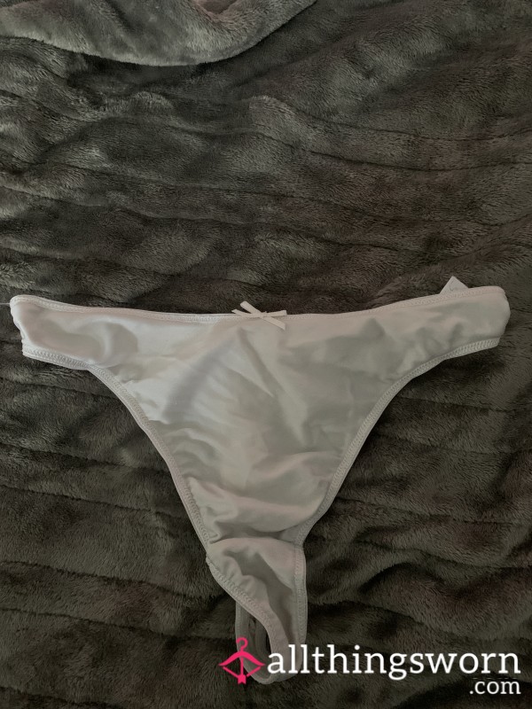 White Thong - You Decide The Wear And C*m  🤪