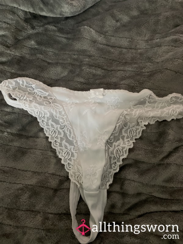 White Thong - You Decide The Wear And C*m  🤪