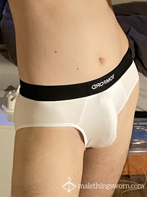 White Tom Ford Briefs