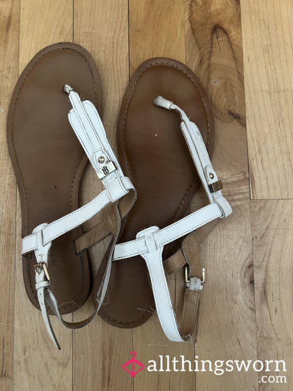 White Tommy Hilfiger Sandals