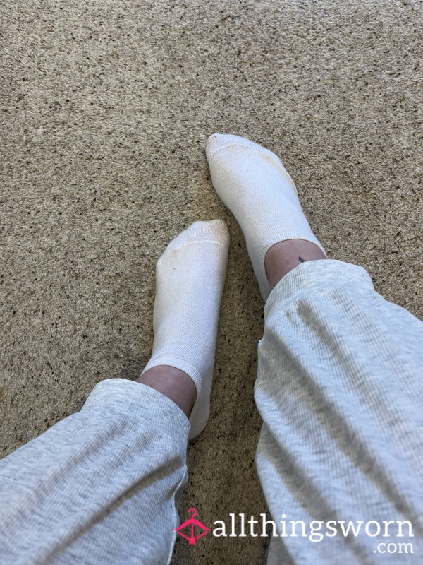 White Trainer Socks