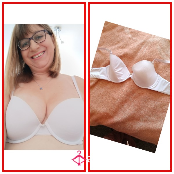 White Underwire Bra 36c