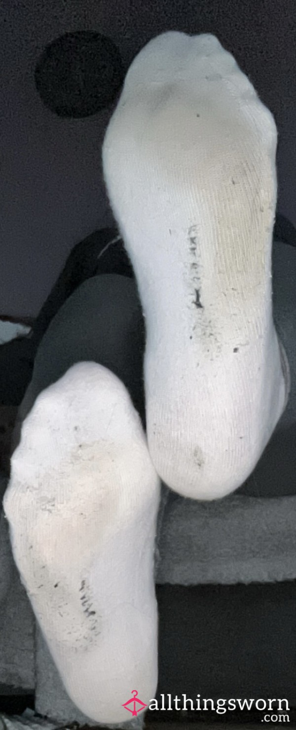 White Used Socks