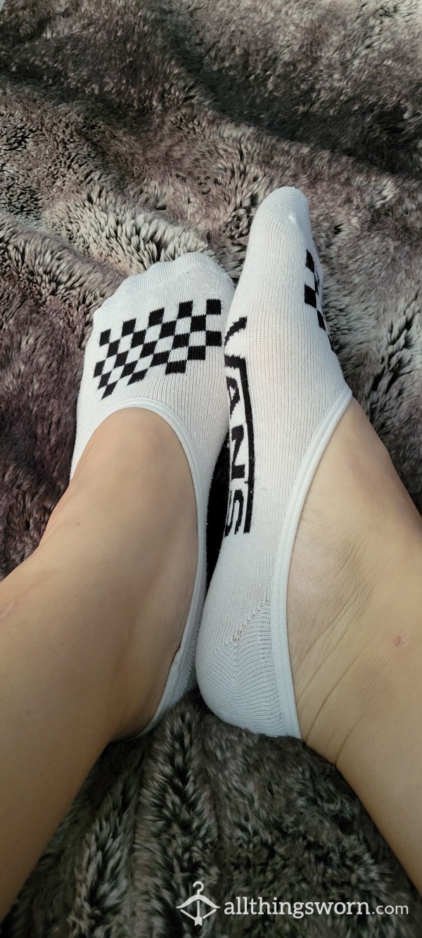 White VANS Socks