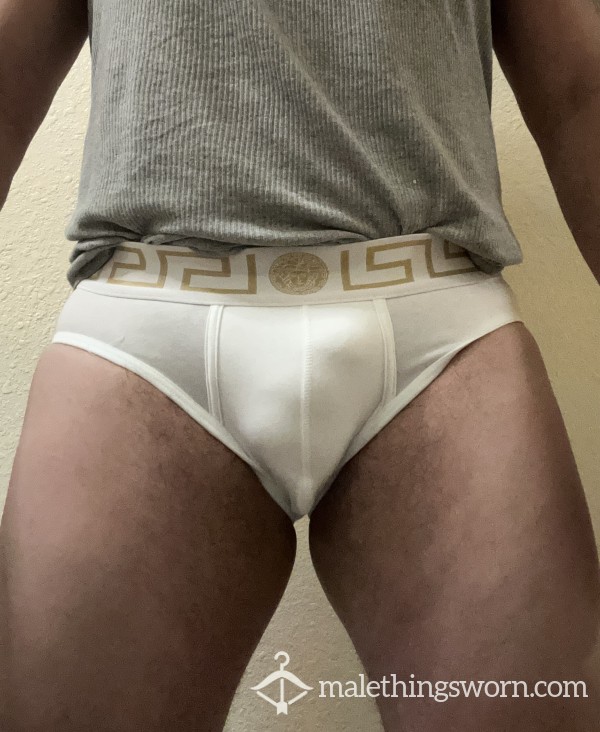 White Versace Underwear