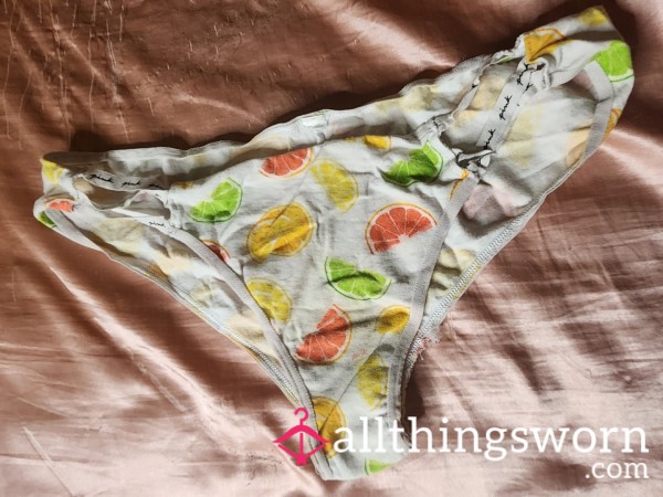 White VS Fruit Panties