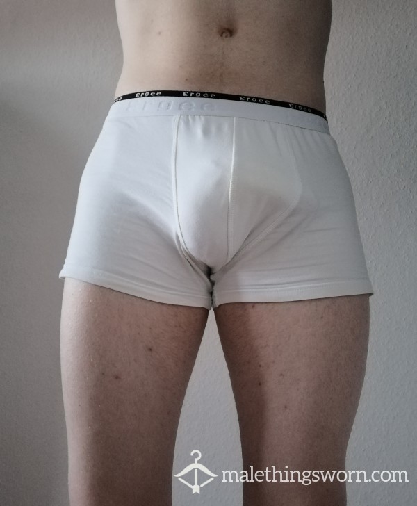 White Well Worn Boxers- Customizable