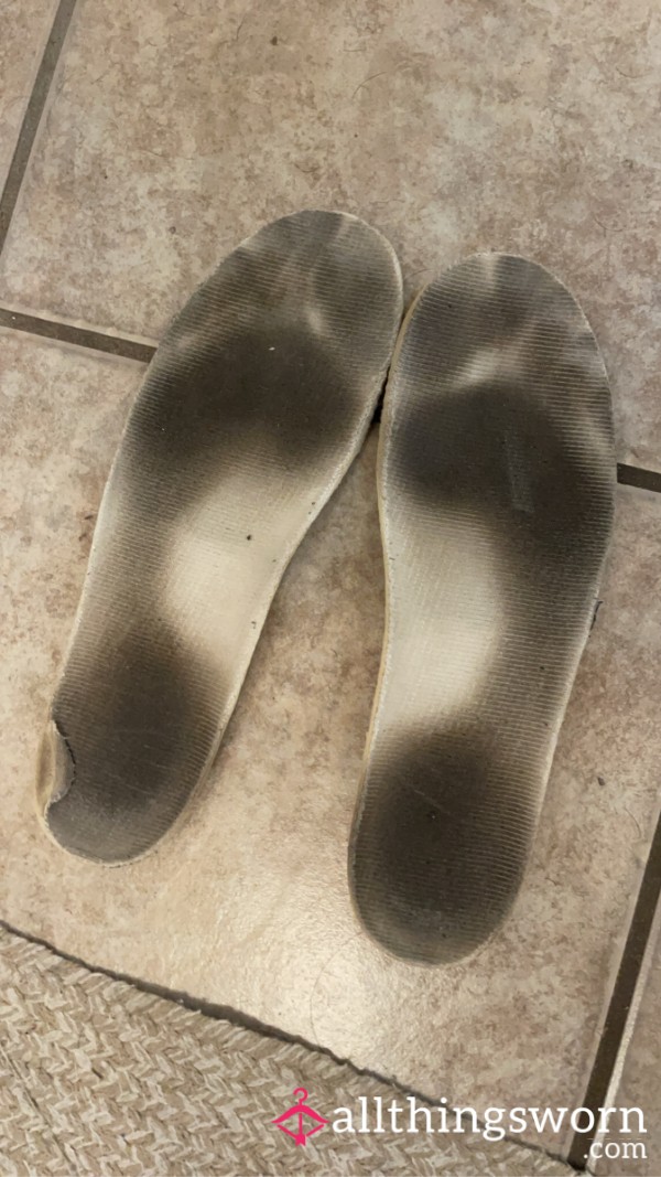 White Well Worn Insoles Currently (only This Pair Is Left)