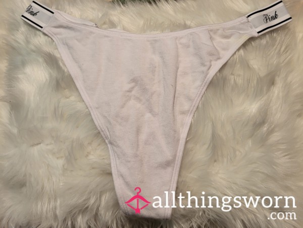 T5: White XL VS PINK Thong - 1 Save