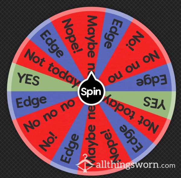 Will I Let You C*m? Spin The Wheel!