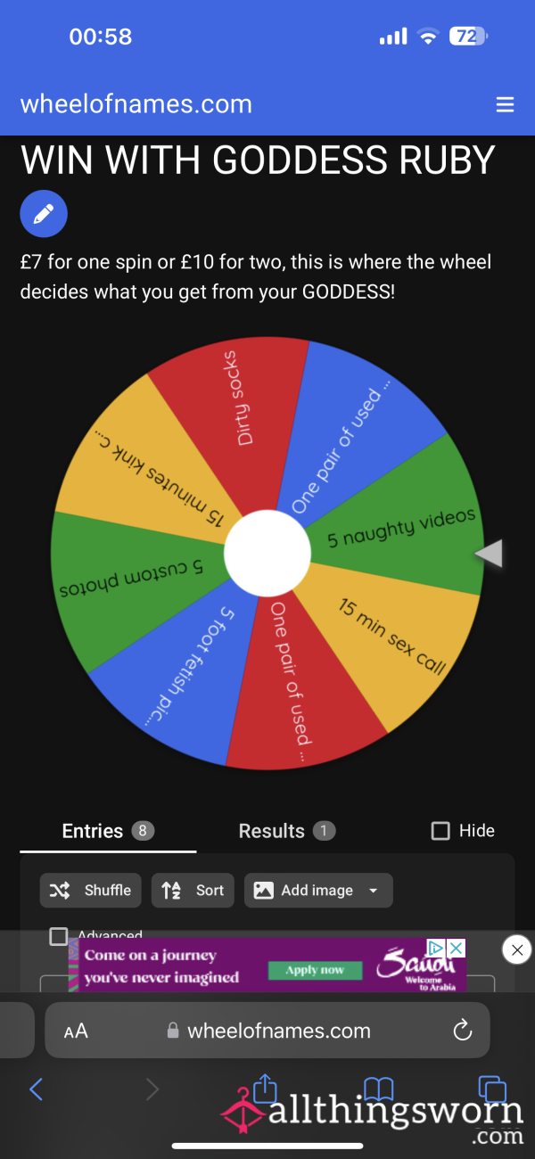 Winners Wheel