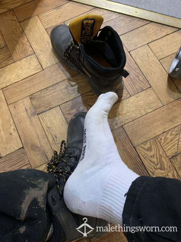 Work Socks Soaked In Sweat!