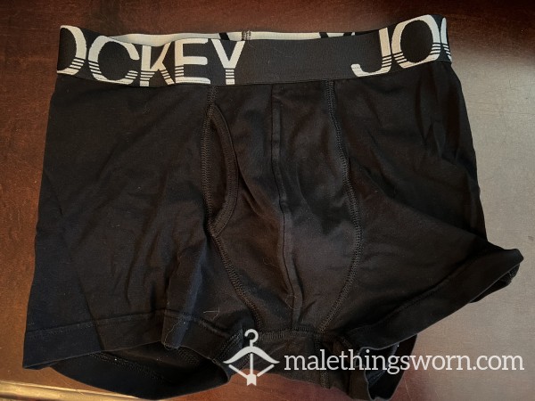 Very Used Jockey Boxer Briefs - Black SM