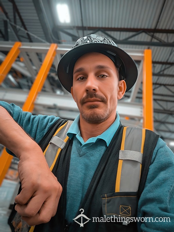 Work Vest And Hard Hat