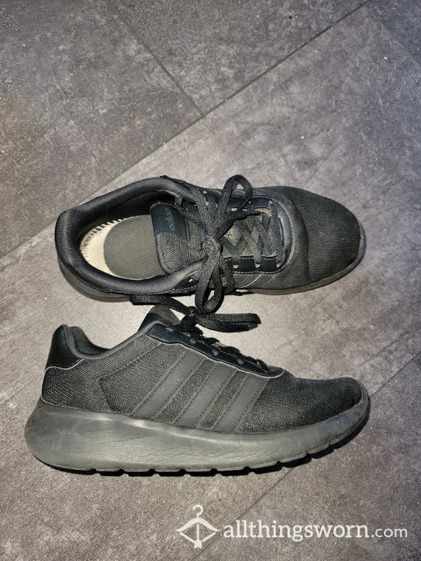 Small US Size 5-Worn Out Black Adidas