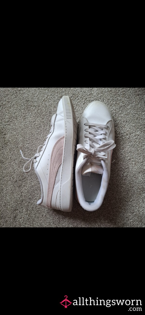 Worn Puma Shoes