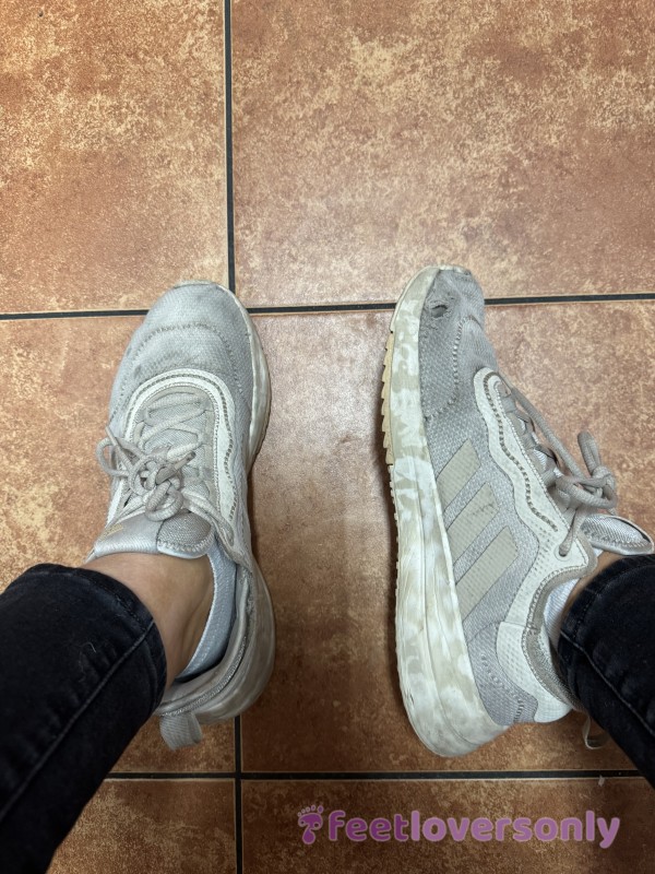 Worn Adidas Sneakers