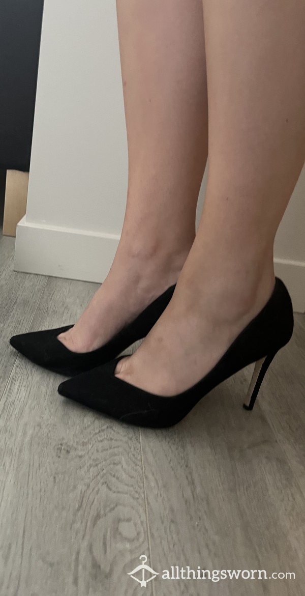 Worn At Work Black S**y Heels