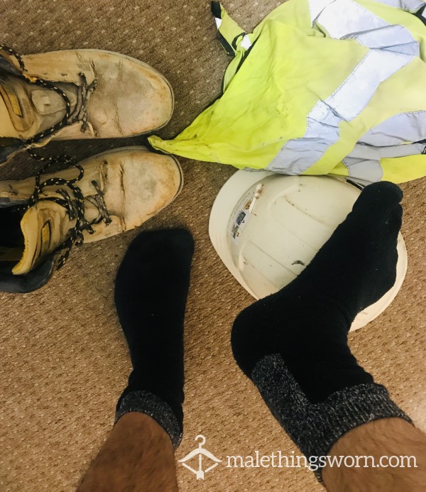 Worn Back Workman’s Socks