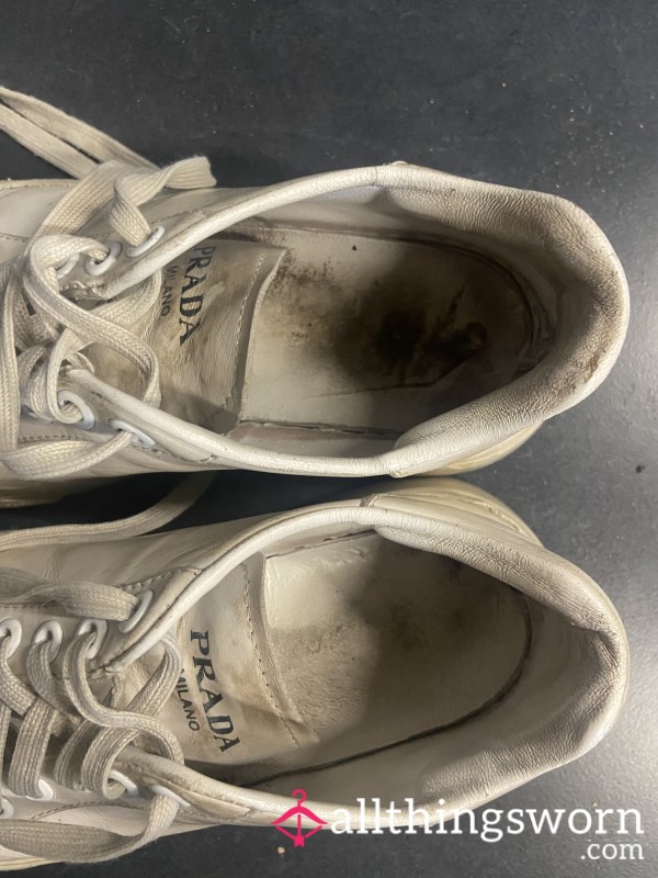 Worn, Beat Up Prada Sneakers