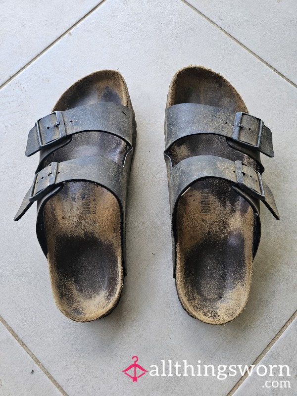 Very Worn Birkenstocks